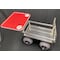 Kahuna Wagons Kahuna Wagons-RED King Starboard 20" x 24" Table top with Two Cup Holders CRT080-R - alternate 2